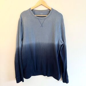 Old Navy Ombre Blue Crewneck Sweater